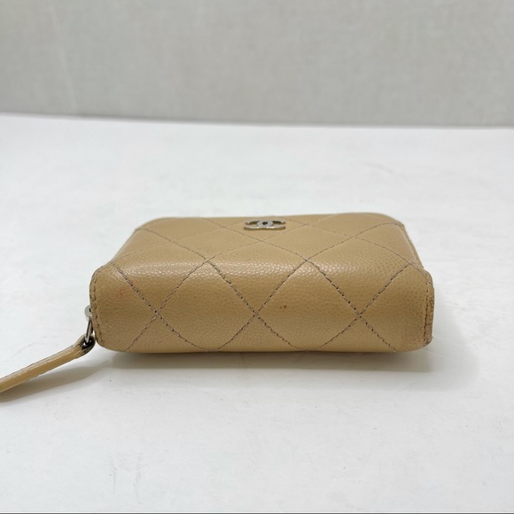 CHANEL Quilted Zip Around Coin Purse - Picture 15 of 16
